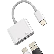 Amazon.co.jp: タイプc USB 変換 アダプタ2in1同時 Type C 充電分岐